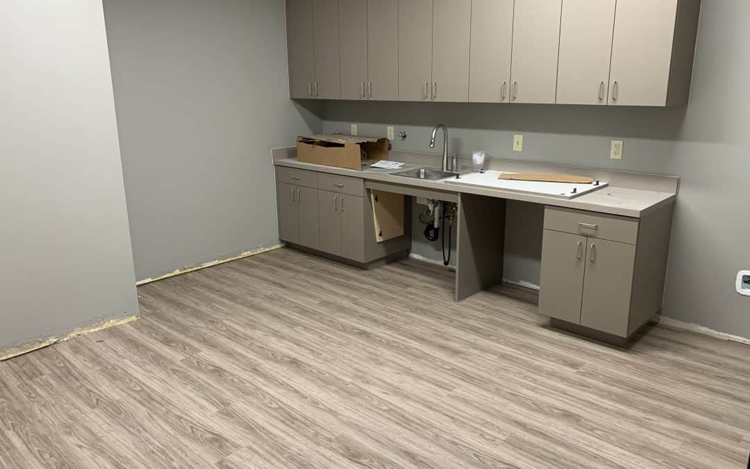 Flooring at Cordell & Cordell Law (Peoria)