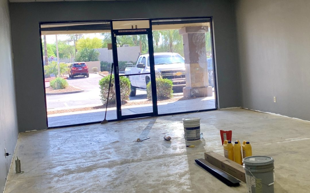 New Paint at Fiesta Plaza Remodel (Tempe)