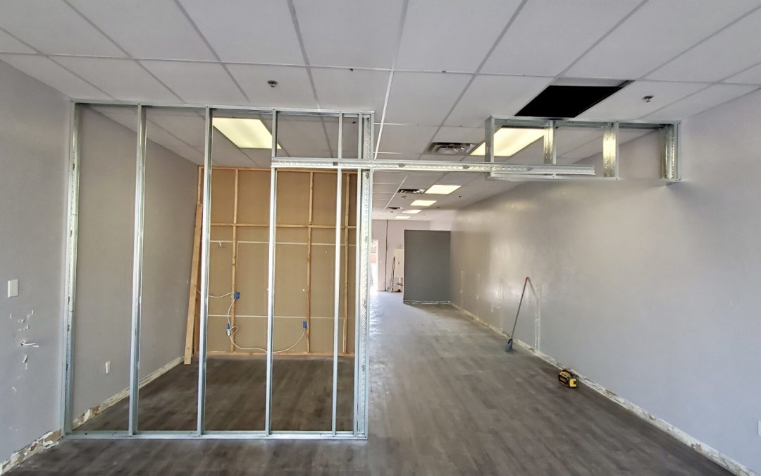 Framing at Gilbert Clinic Tenant Improvement