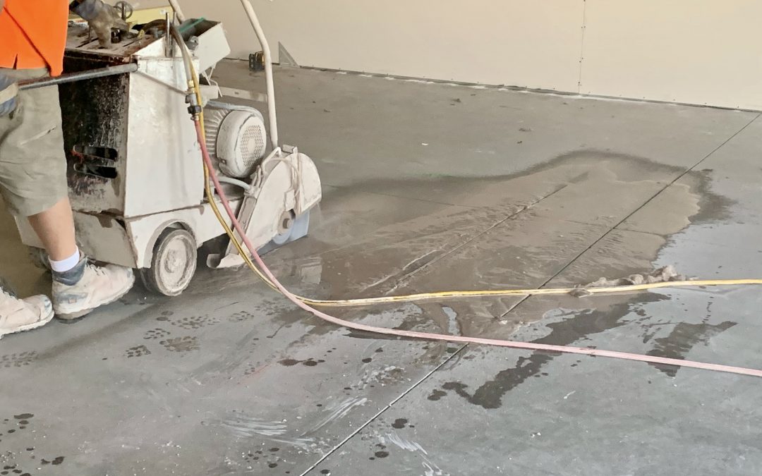 Drywall, Fire Sprinklers, & Saw Cutting at Ruby Bloom (Queen Creek)