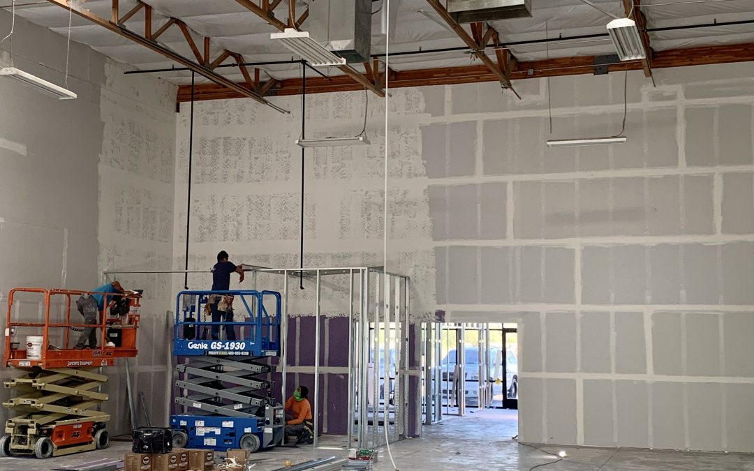 Framing & Drywall at Ruby Bloom Boutique Warehouse