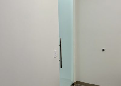 Visage Clinic Glass Door