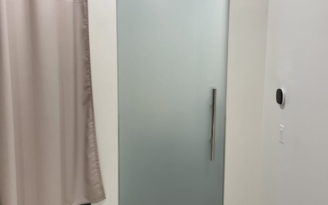 Glass Door Installed at Visage Clinic (Scottsdale)