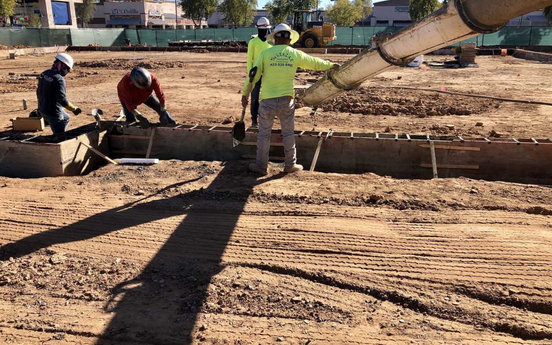 Stem Wall Poured at Apple Valley Dental & Braces (Mesa)
