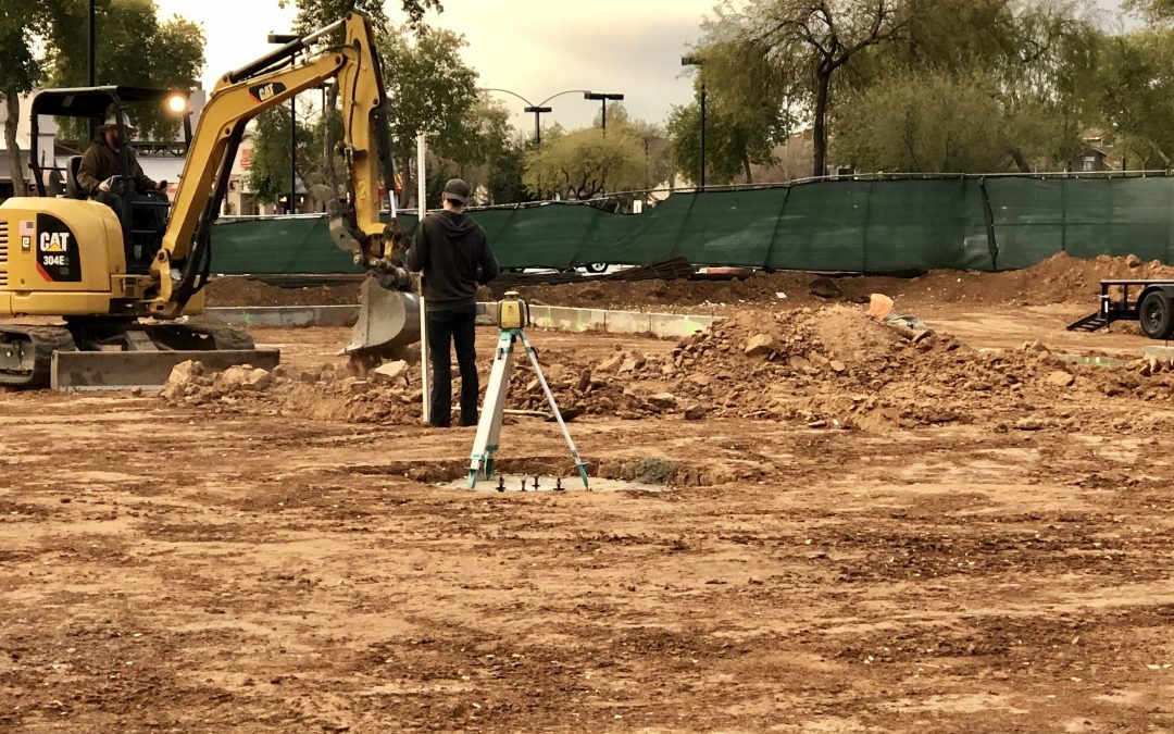 Rough Grading & Excavation for Plumbing at Apple Valley Dental & Braces