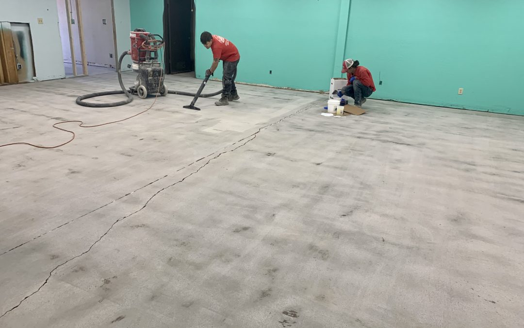 Flooring Prep at Highgrade Labs (Phoenix)