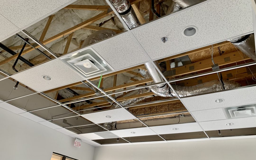 Ceiling Tiles Installed at City2Shore Real Estate (Gilbert)