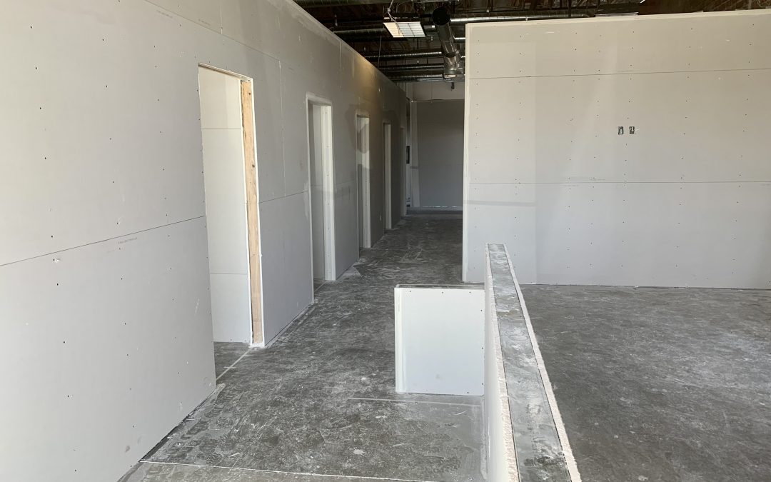 Drywall at Modern Chiropractic Company (Chandler)