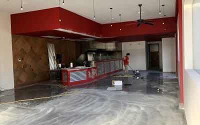 Floors and Exterior at Boston Market (Tempe)