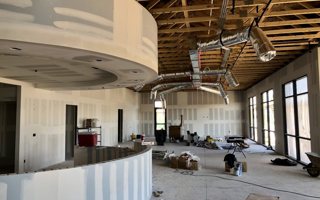 Drywall Taping & Beading Near Completion at Apple Valley Dental & Braces (Mesa)