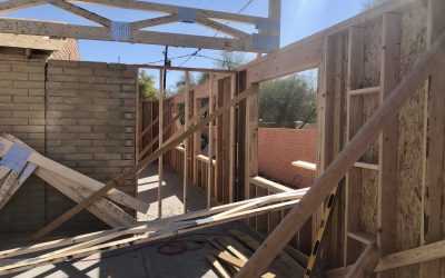 New Roof Structure Framing at Shoreline Financial (Gilbert)