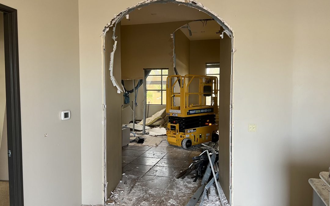 New Project: Demolition at Office Remodel for Dr. Larson (Gilbert)