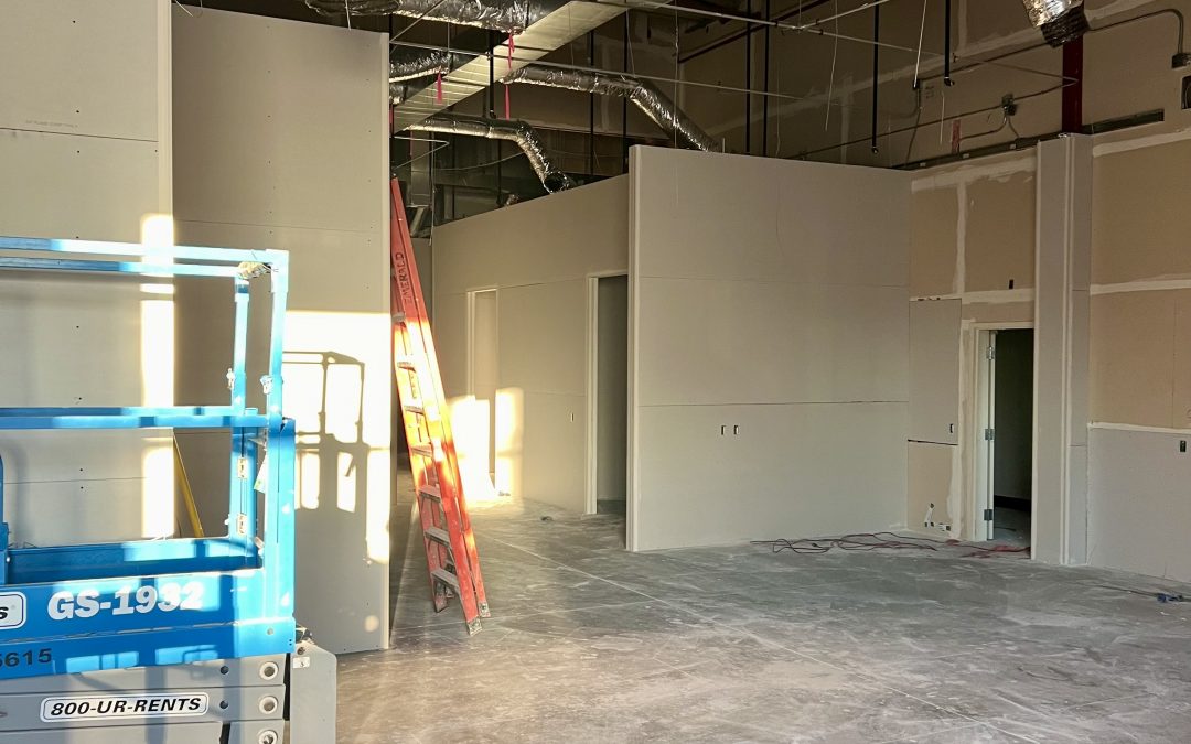 Framing and Drywall at Little Flippers Swim (Queen Creek)