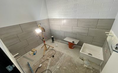 Tile Progress and More at Usery Funeral & Crematorium (Mesa)