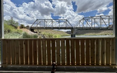 Fence Progress at Canyon Lake Dock (Apache Junction)