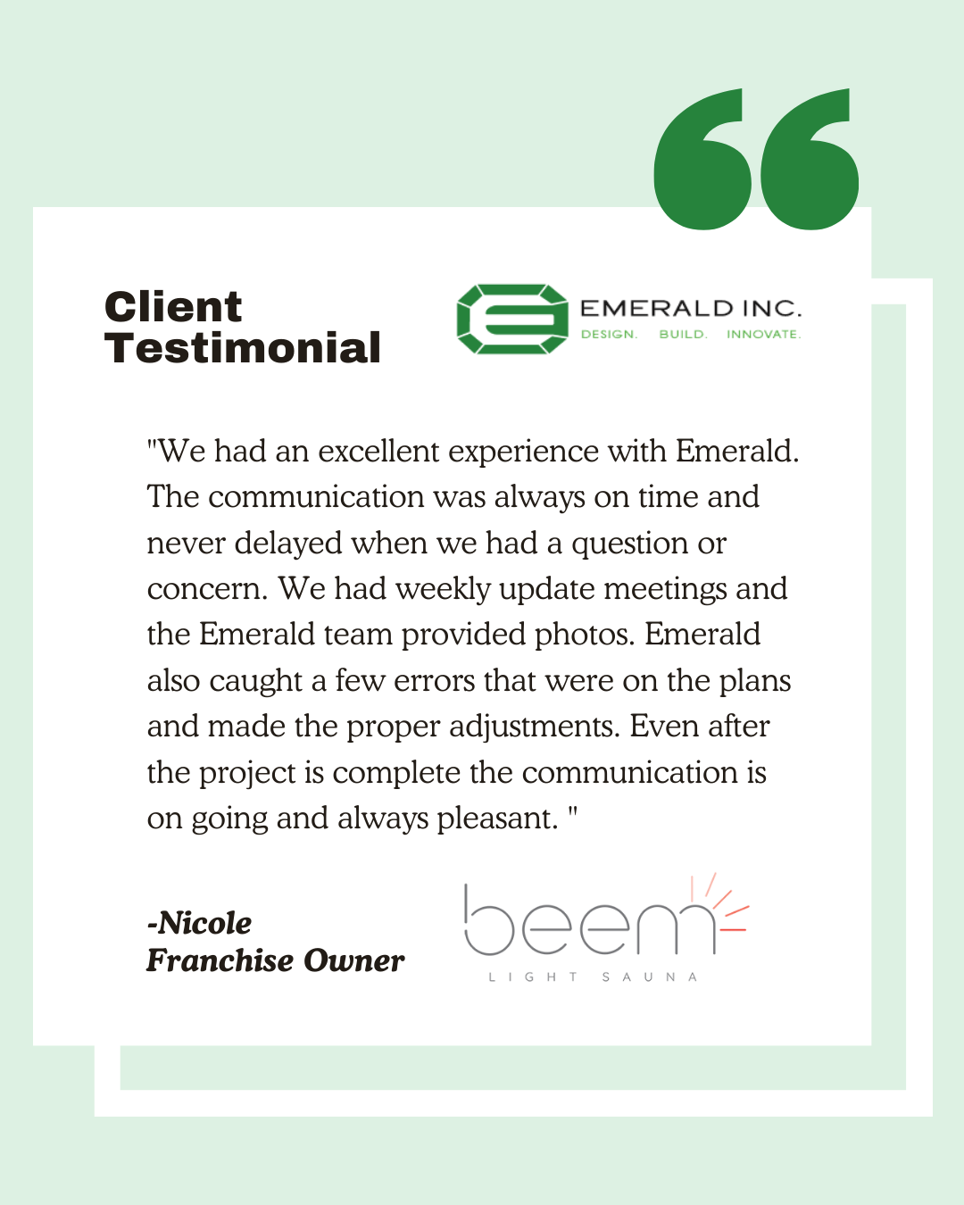 Beem Light Sauna Testimonial Beem Light Sauna Testimonial