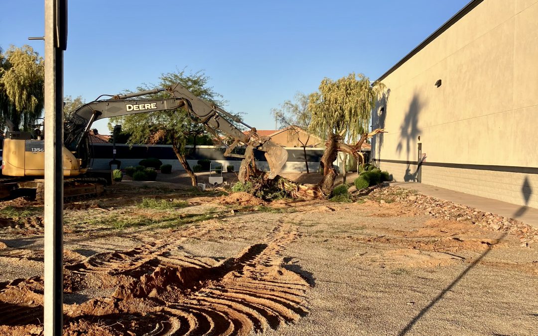 Demolition at UTV Stereo Expansion (Mesa)