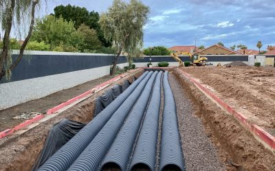 Retention Chamber Installation at UTV Stereo (Mesa)