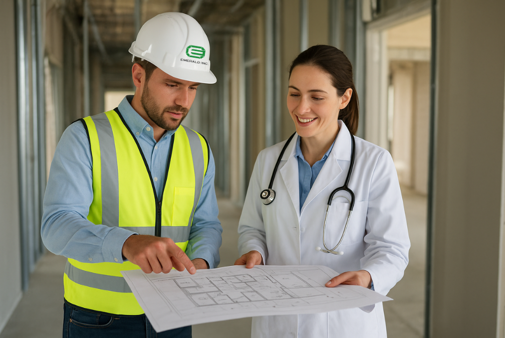 medical construction general contractor and doctor