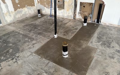 Trenches Poured Back at Edco (Gilbert)