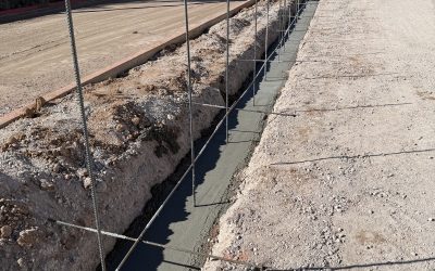 Footings Concrete Poured at UTV Stereo Expansion Project (Mesa)