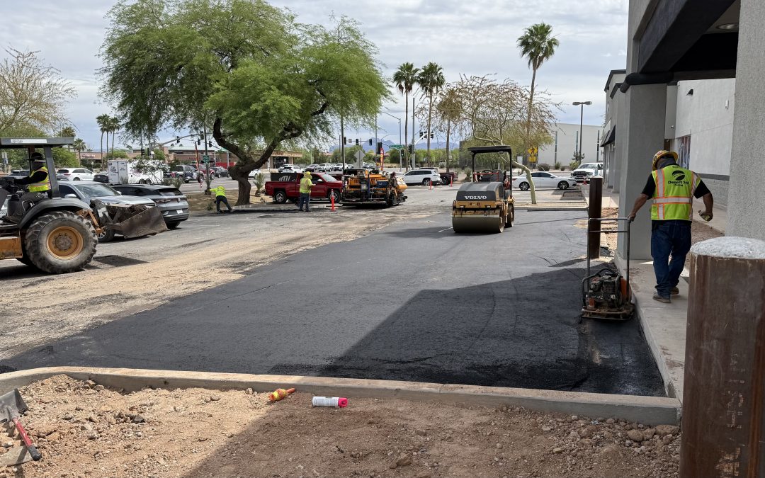 Paving at UTV Stereo Expansion (Mesa)
