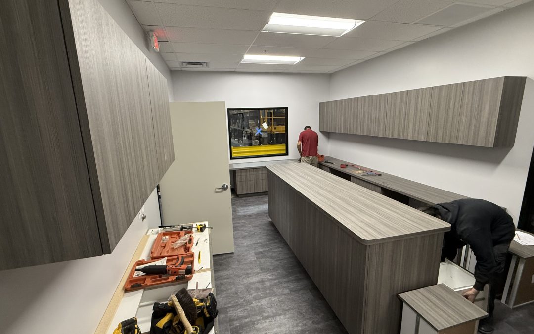 Office Finish-Out at Phoenix Warehouse TI for Factory Motor Parts