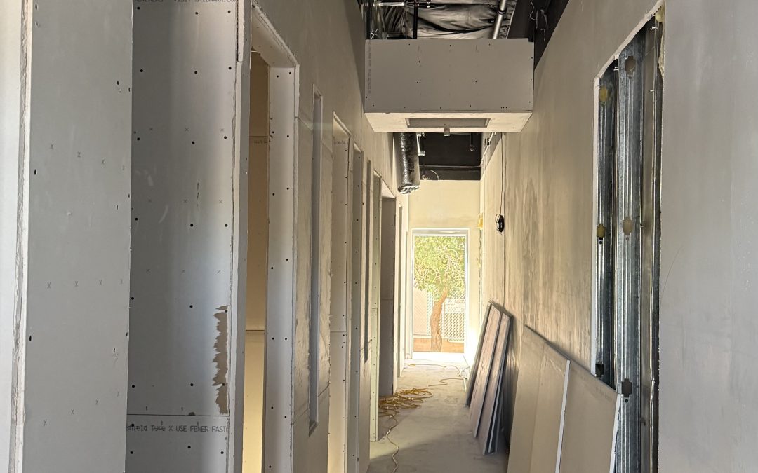 Drywall at Scottsdale Family Dental Expansion TI Remodel Project (Scottsdale)
