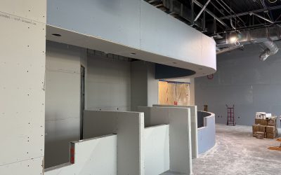 Drywall at American Vision Partners Clinic Tenant Improvement (Goodyear)