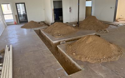 Rise Over Run Taproom Construction Update: Underground Plumbing at a 1960 Sunnyslope Landmark